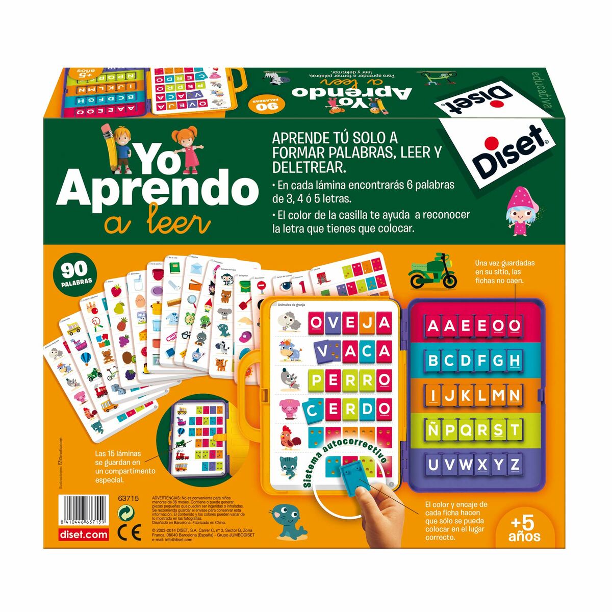 Gioco Educativo Diset Yo aprendo a leer ES 3 S2417041_1