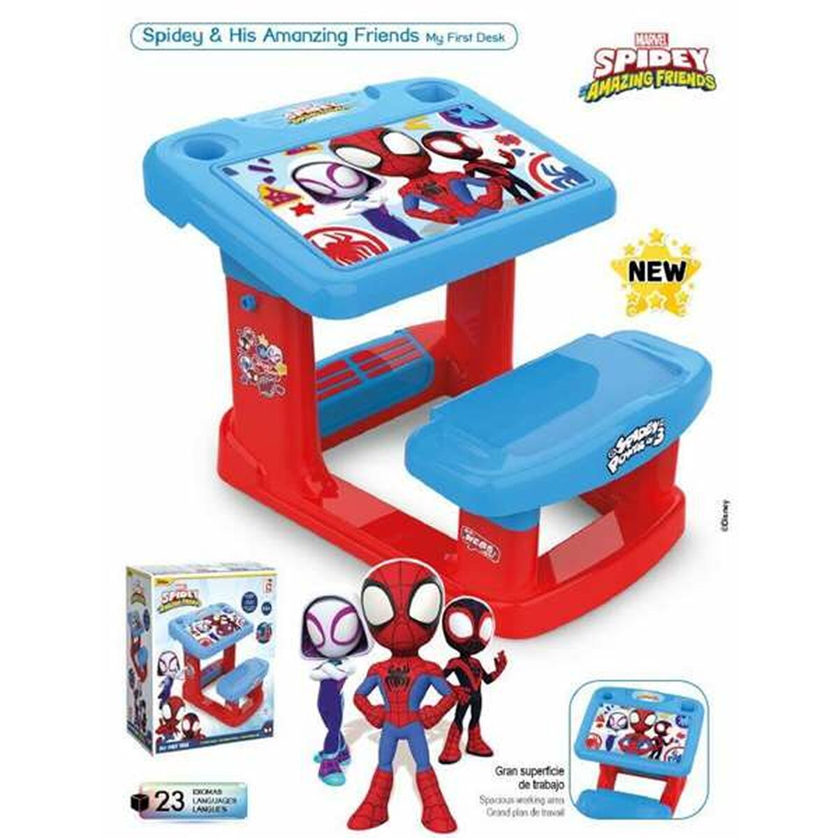 Banco di scuola Spidey 57 x 73 x 49 cm 3 S2429539_1