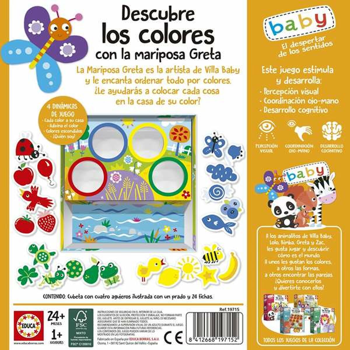 Gioco Educativo Educa Descubre los Colores con La Mariposa Greta (ES) 4 S2436181_2