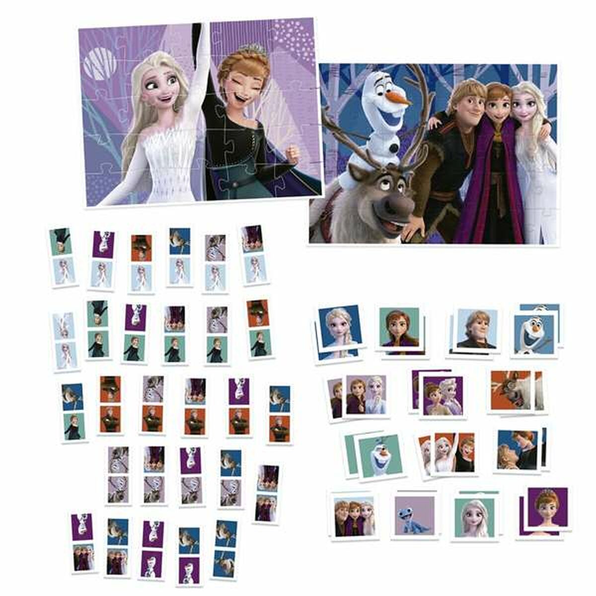 Set di Giochi di Abilità Frozen 4 in 1 3 S2436184_1