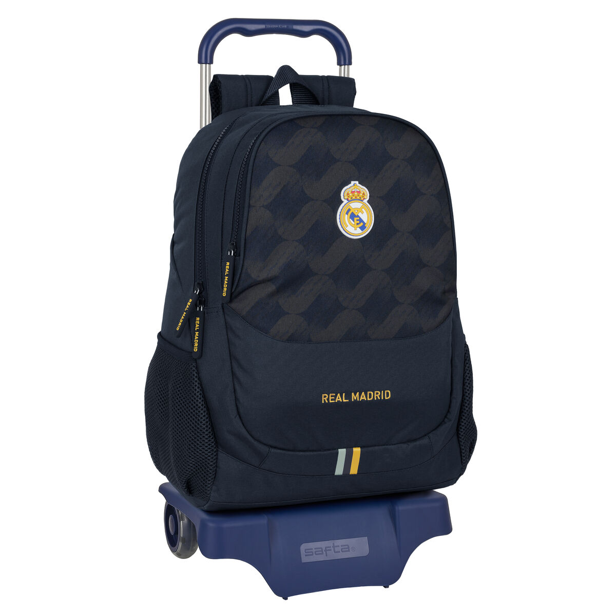 Trolley per la Scuola Real Madrid C.F. Blu Marino 32 x 44 x 16 cm 2 S4309156_0