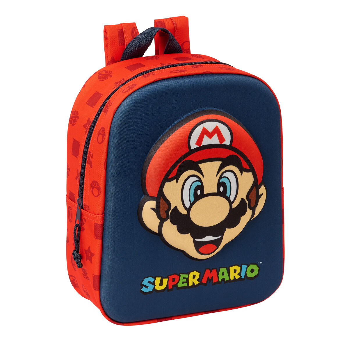 Zaino Scuola Super Mario Rosso Blu Marino 22 x 27 x 10 cm 2 S4311457_0