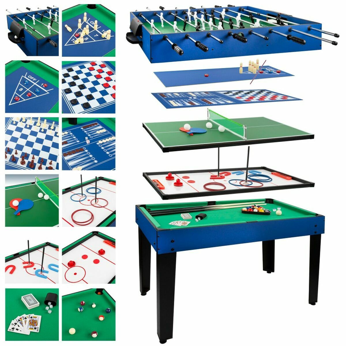 Tavolo multi-gioco Colorbaby 107 x 83,5 x 61 cm 150 Pezzi 2 S2433254_0