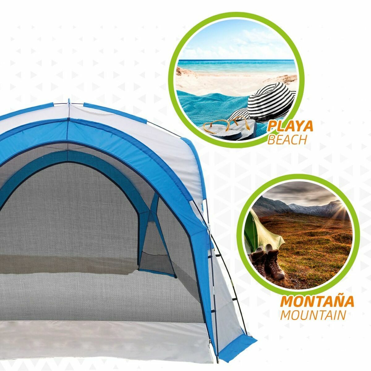 Tenda da Spiaggia Hot Wheels Da campeggio Zanzariera 350 x 350 x 260 cm 3 S2433338_1