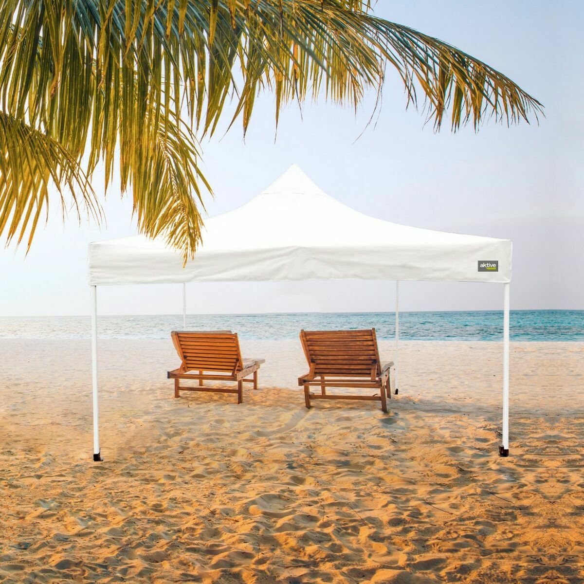 Gazebo Colorbaby Pieghevole Altezza regolabile Acciaio 300 x 300 x 220 cm 3 S2433484_1