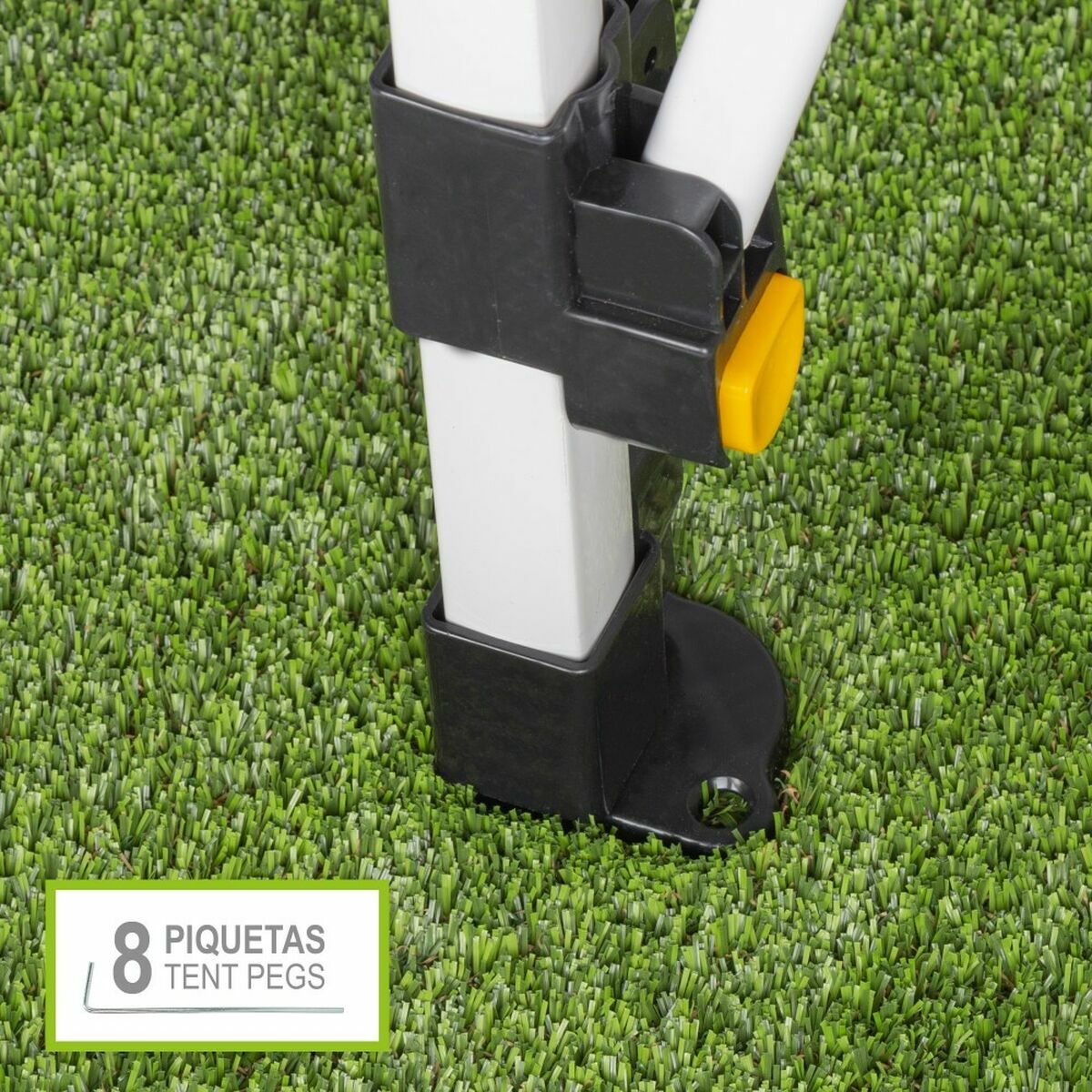 Gazebo Colorbaby Pieghevole Altezza regolabile Acciaio 300 x 300 x 220 cm 6 S2433484_4