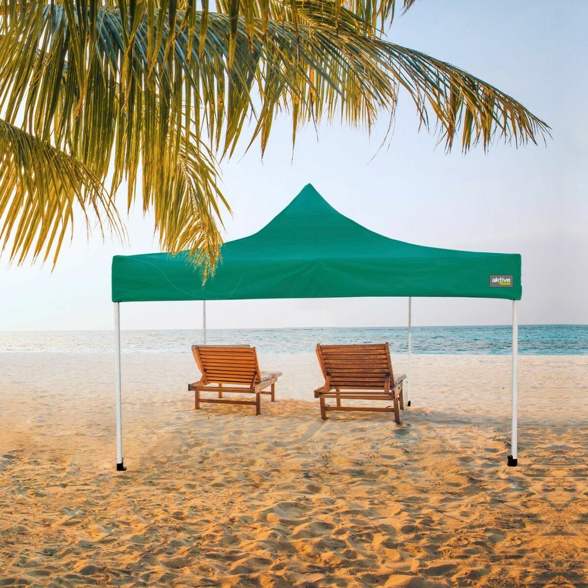 Gazebo Colorbaby Pieghevole Altezza regolabile Acciaio 300 x 300 x 220 cm 3 S2433485_1