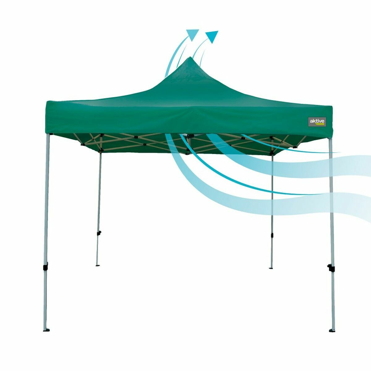 Gazebo Colorbaby Pieghevole Altezza regolabile Acciaio 300 x 300 x 220 cm 7 S2433485_5