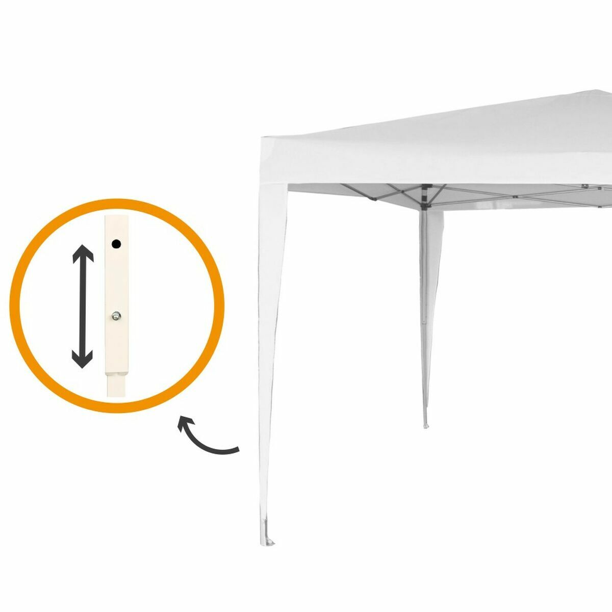 Gazebo Colorbaby Acciaio 300 x 300 x 250 cm 6 S2433489_4