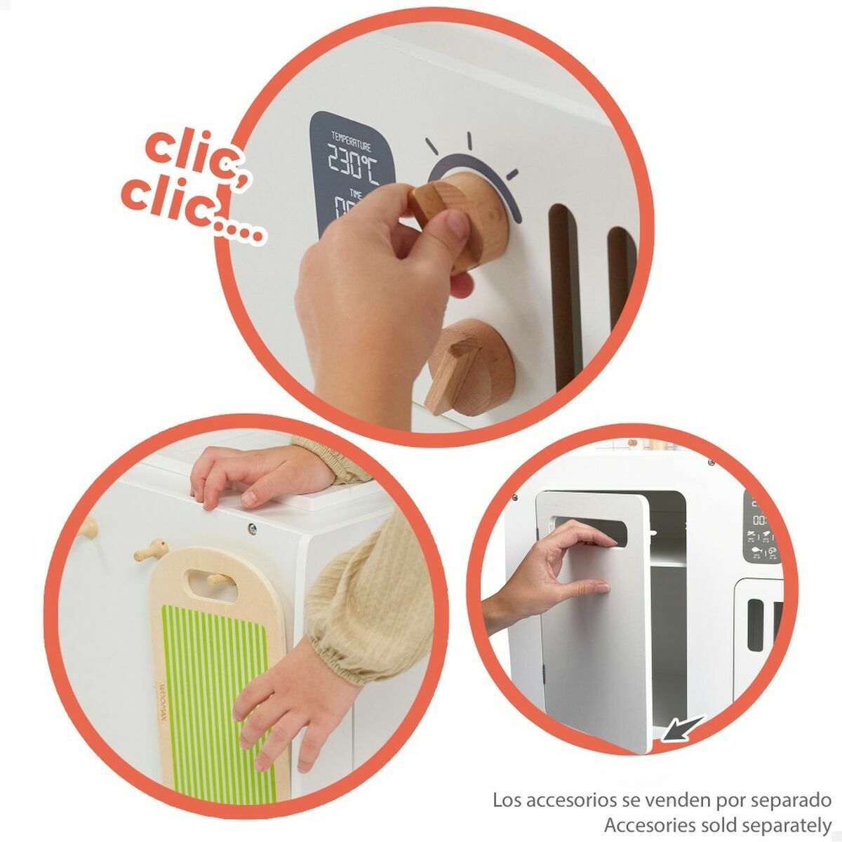 Cucina Giocattolo Colorbaby Legno 55 x 30 x 63 cm 4 S2433301_2