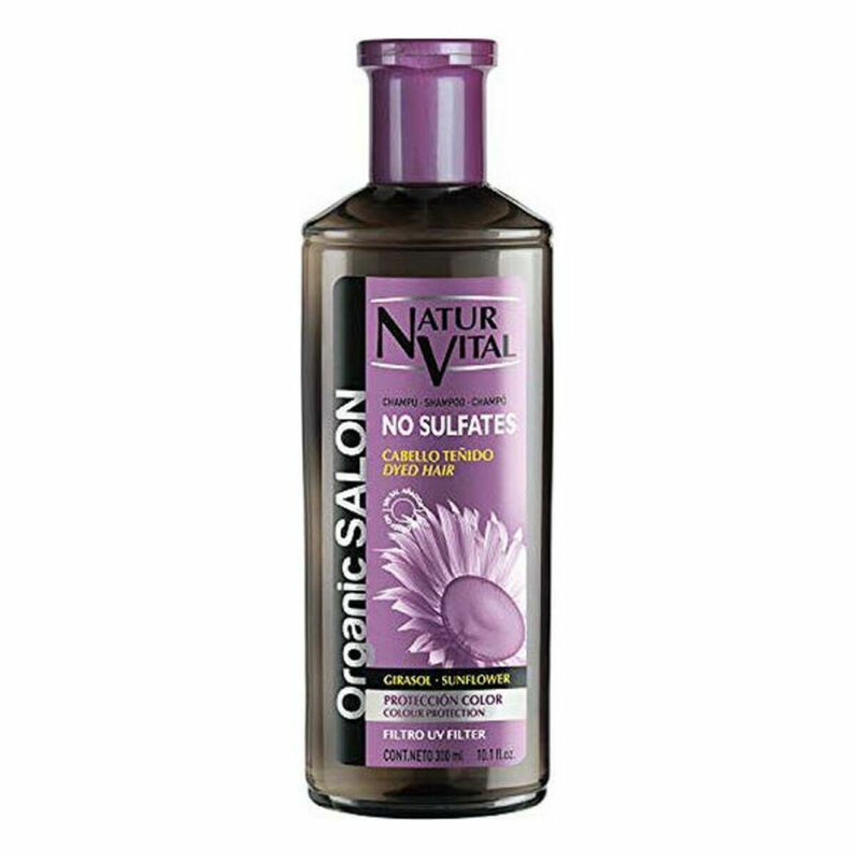 Shampoo per Capelli Colorati Organic Salon Naturvital (300 ml) 2 S0576411_0