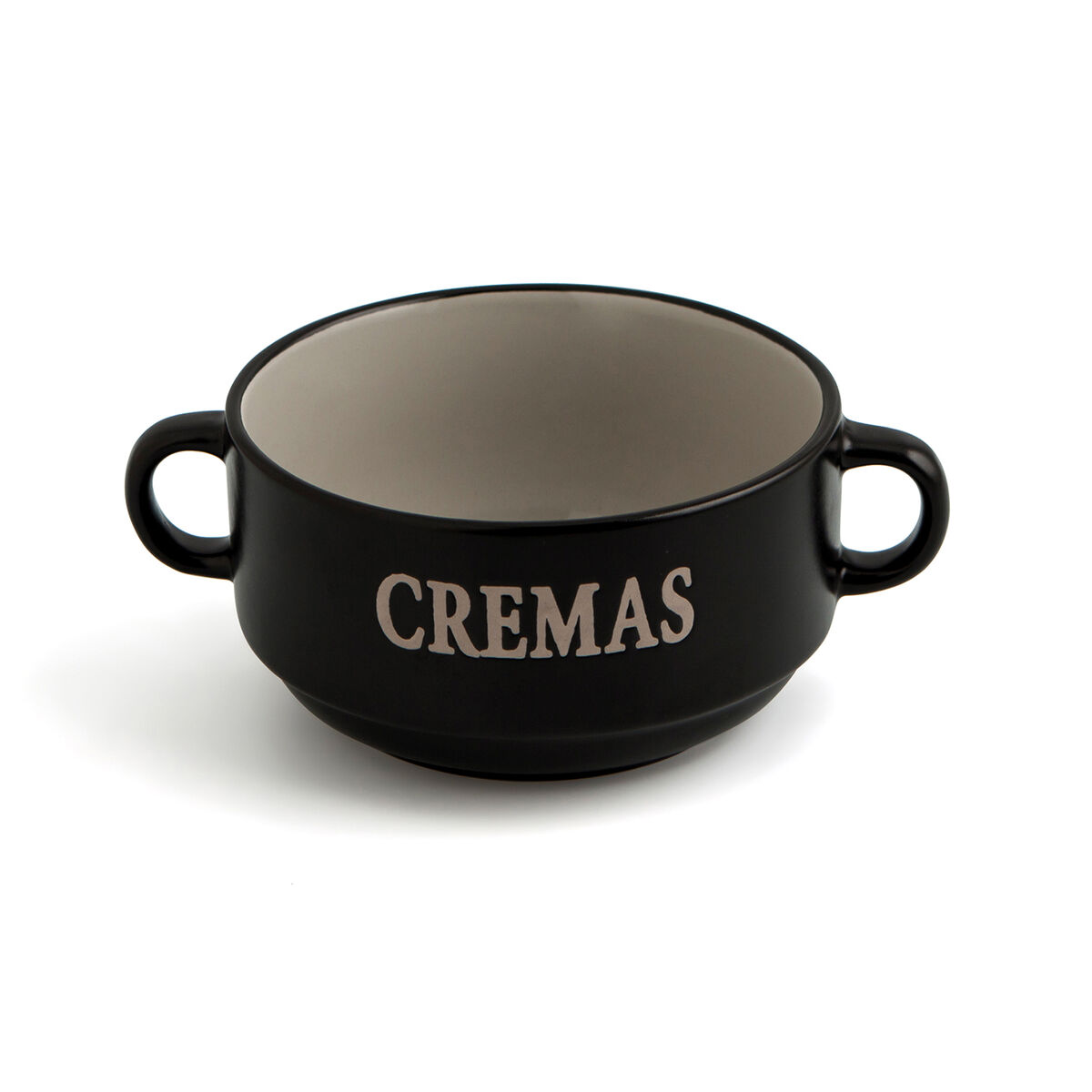 Tazze per Consommé Quid Rustik 450 ml Nero (Pack 6x) 2 S2705375_0