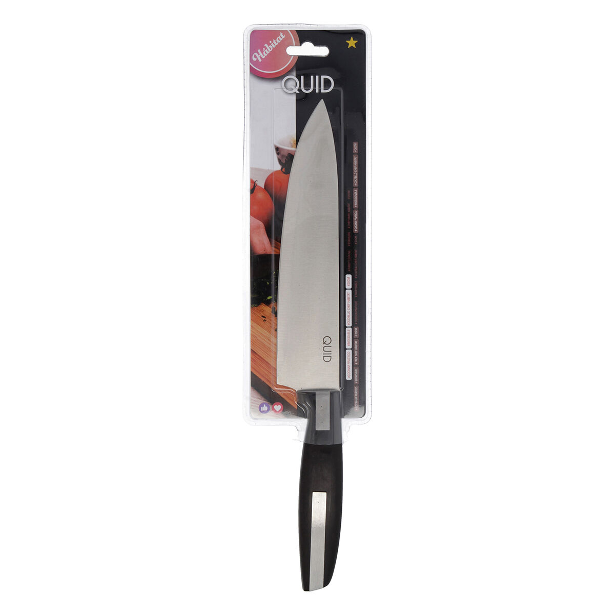 Coltello da chef Quid Habitat Nero Metallo 20 cm (Pack 12x) 5 S2704550_3