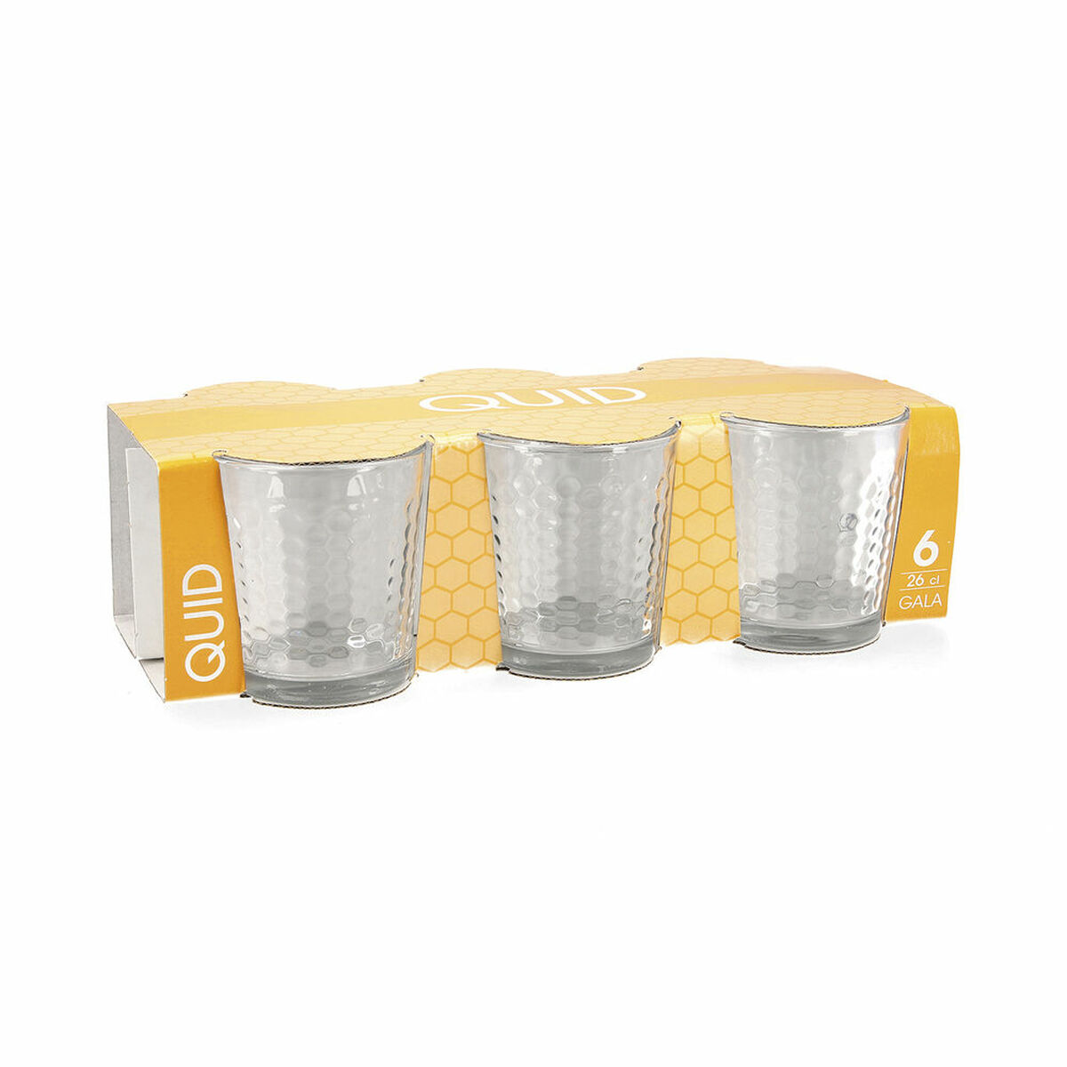 Set di Bicchieri Quid Gala Trasparente Vetro 260 ml 6 Pezzi 4 S2703157_2