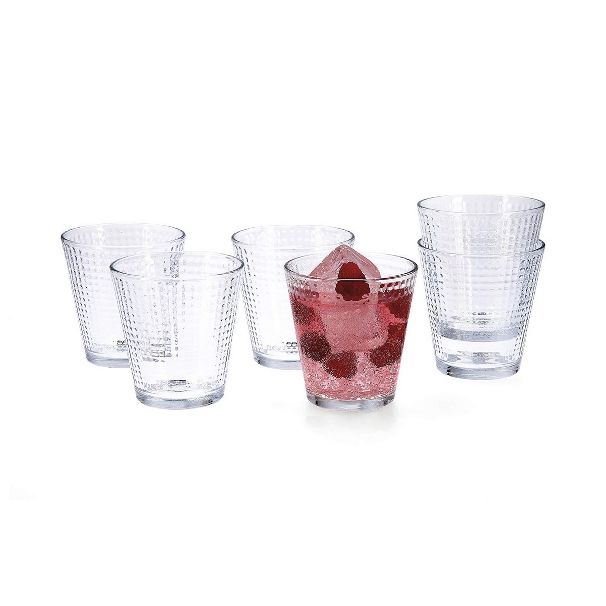 Set di Bicchieri Quid Lina Trasparente Vetro 250 ml 6 Pezzi 3 S2705558_1