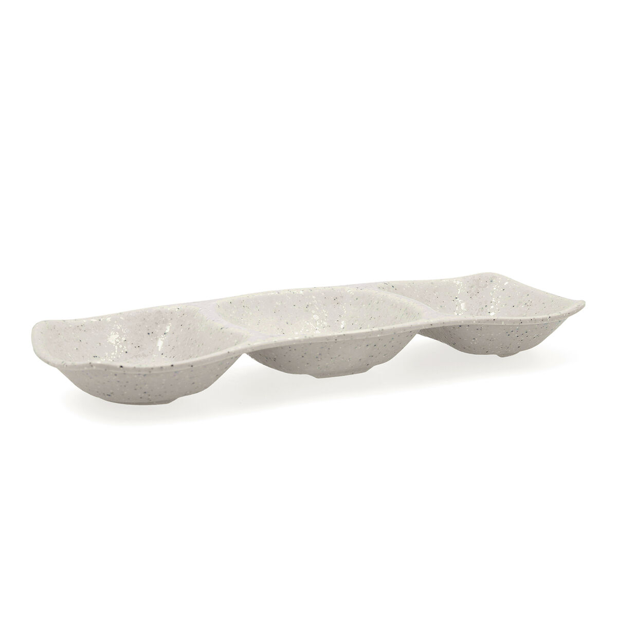Vassoio per aperitivi Bidasoa Ikonic Grigio Plastica Melammina 28,6 x 10,9 x 3,1 cm (12 Unità) (Pack 12x) 2 S2705064_0