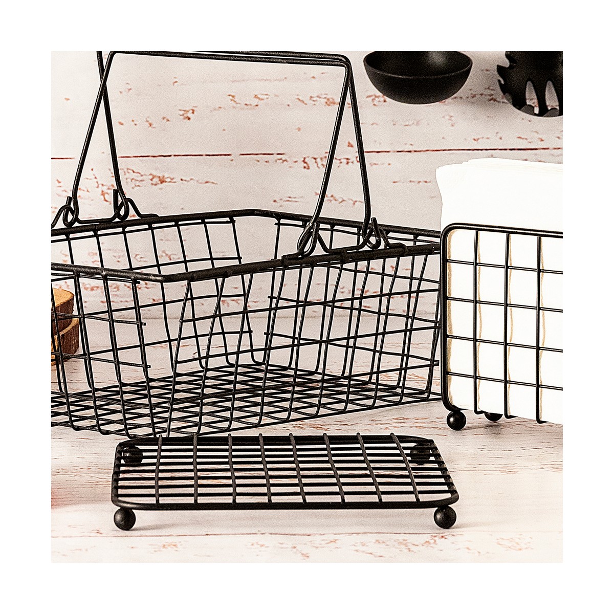 Sottopentola Quid Ebano Nero Metallo 18,5 x 18,5 x 1,5 cm 3 S2705610_1