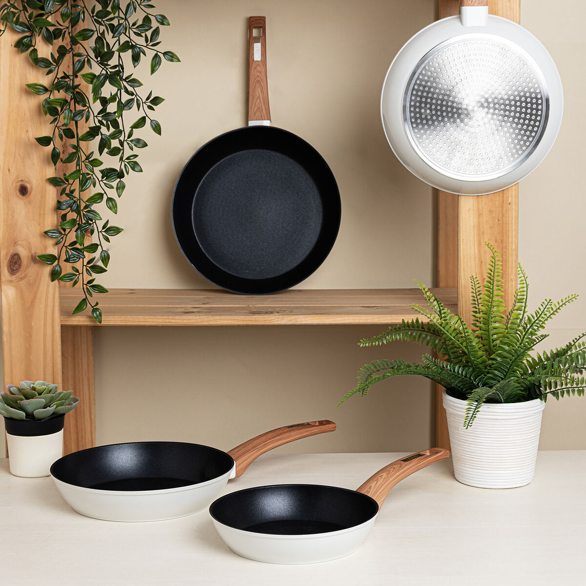 Padella antiaderente Quid Cocco Alluminio Forgiato 28 cm 3 S2710043_1