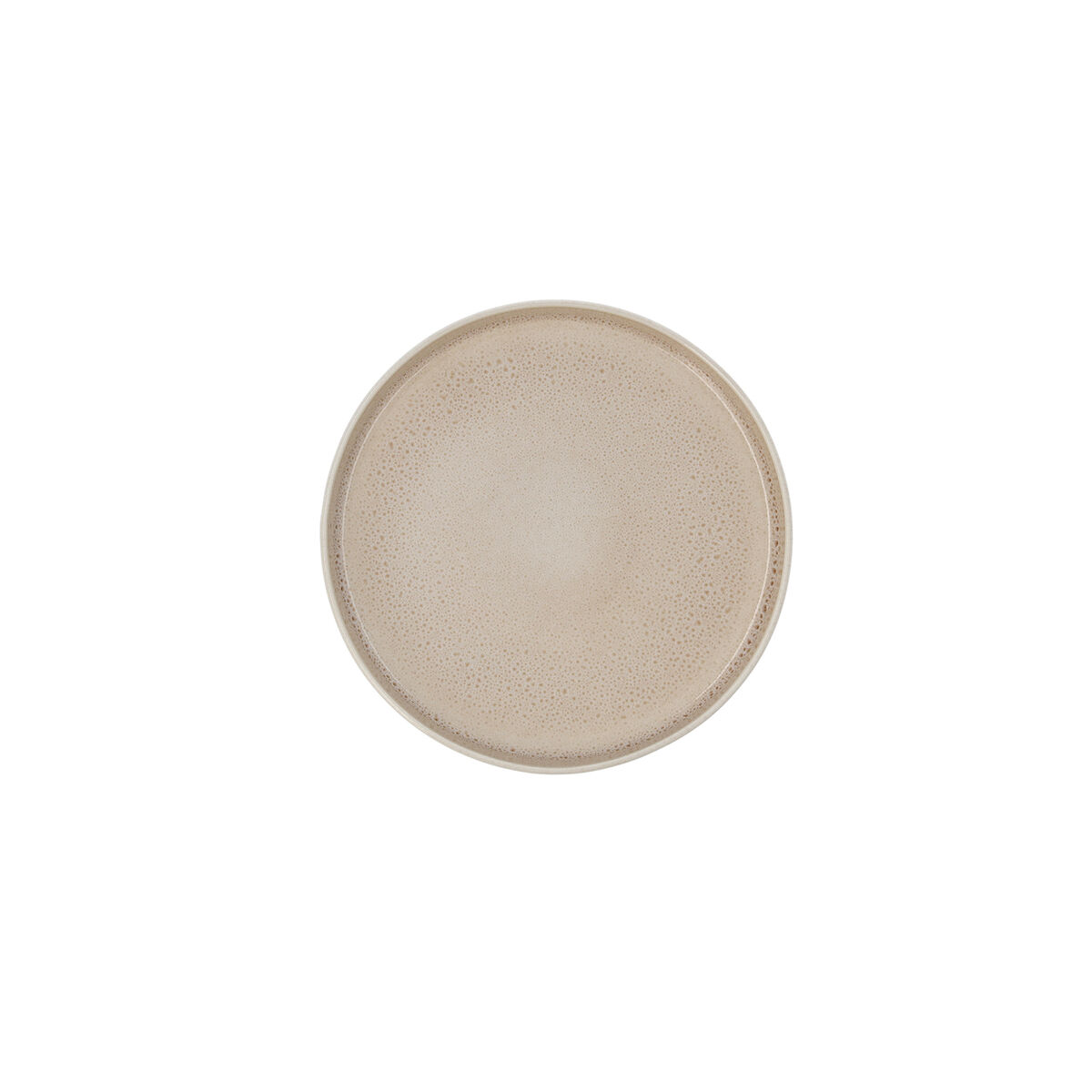 Piatto da pranzo Ariane Porous Beige Ceramica Ø 21 cm (4 Unità) 4 S2710224_2