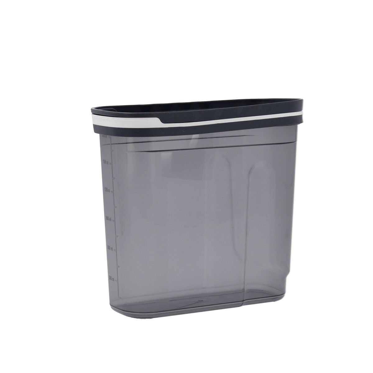 Contenitore per Conservare gli Alimenti Quid City Grigio 1,8 L Con coperchio Dispenser (12 Unità) 5 S2710695_3