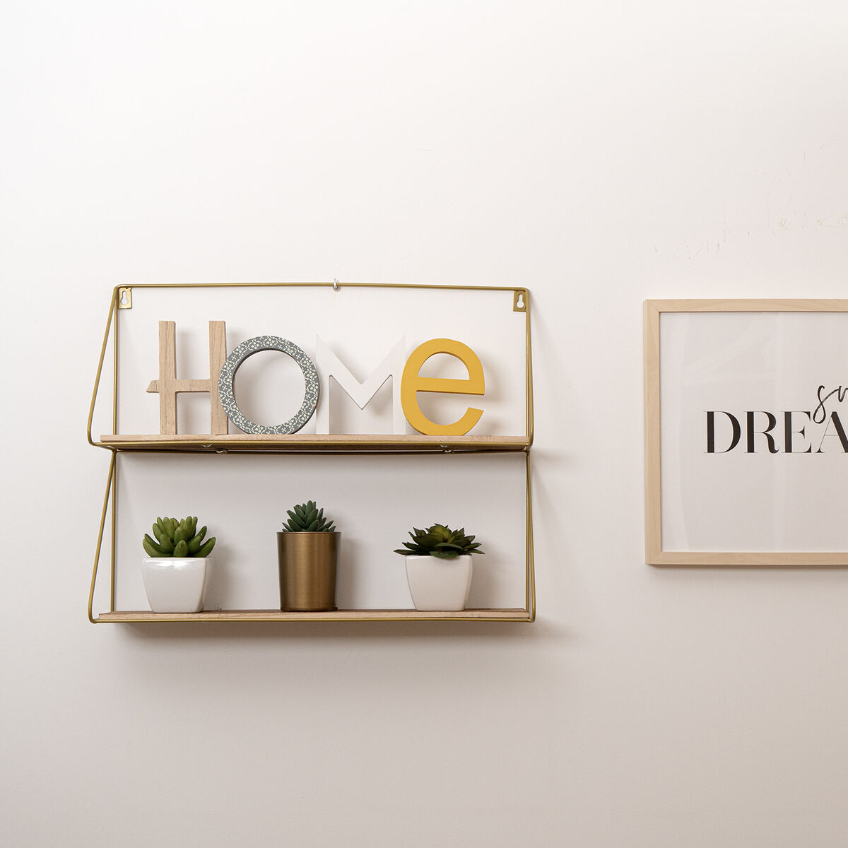 Scaffale Vinthera Moa Acciaio Dorato 50 x 40 x 12 cm (6 Unità) 4 S2710991_2