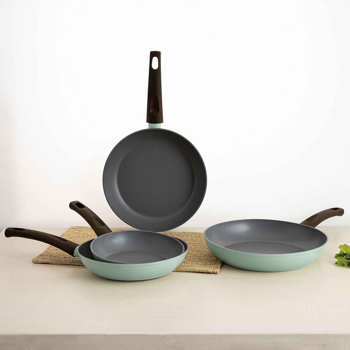 Padella Quid Ozon Verde Metallo Alluminio Forgiato Ø 24 cm 3 S2711761_1