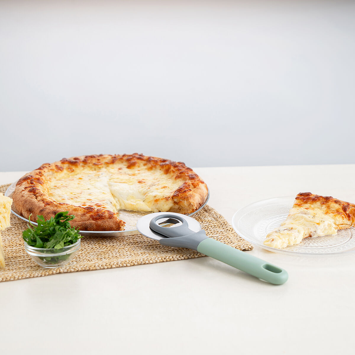 Tagliapizza Quid Ozon Verde Metallo 20 cm 3 S2711803_1