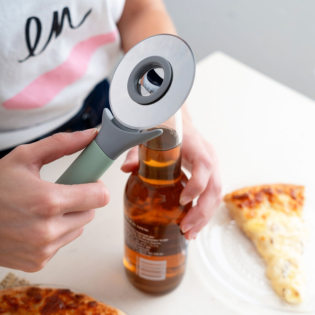 Tagliapizza Quid Ozon Verde Metallo 20 cm 7 S2711803_5