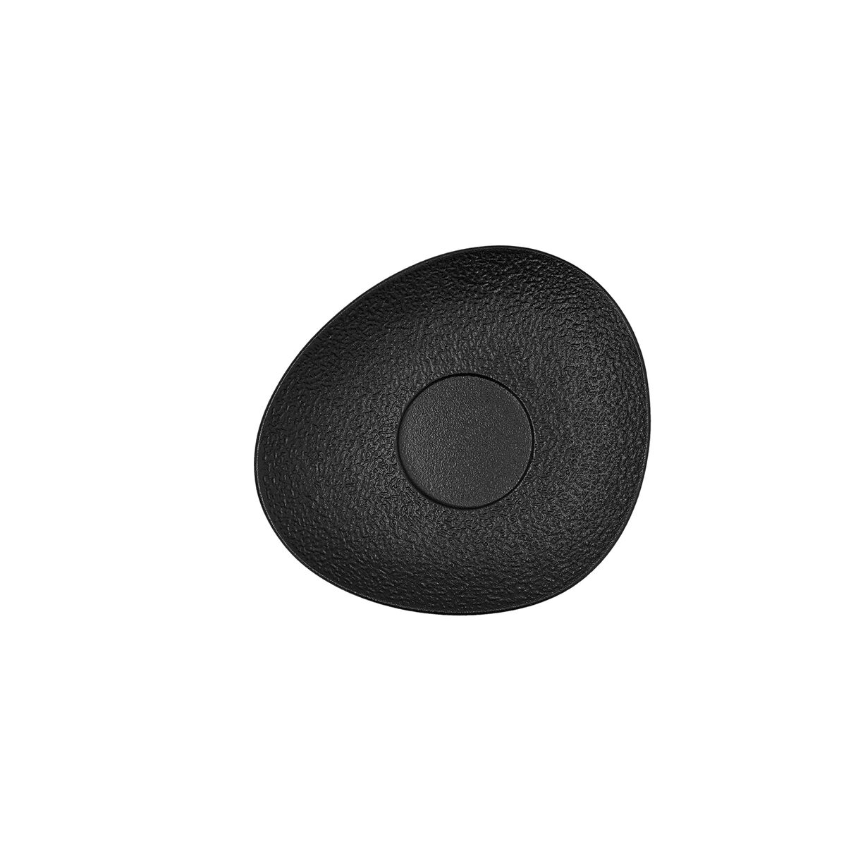 Piatto Bidasoa Fosil Nero Ceramica Allumina 15,8 x 13,8 x 2 cm Caffè (8 Unità) 5 S2711614_3