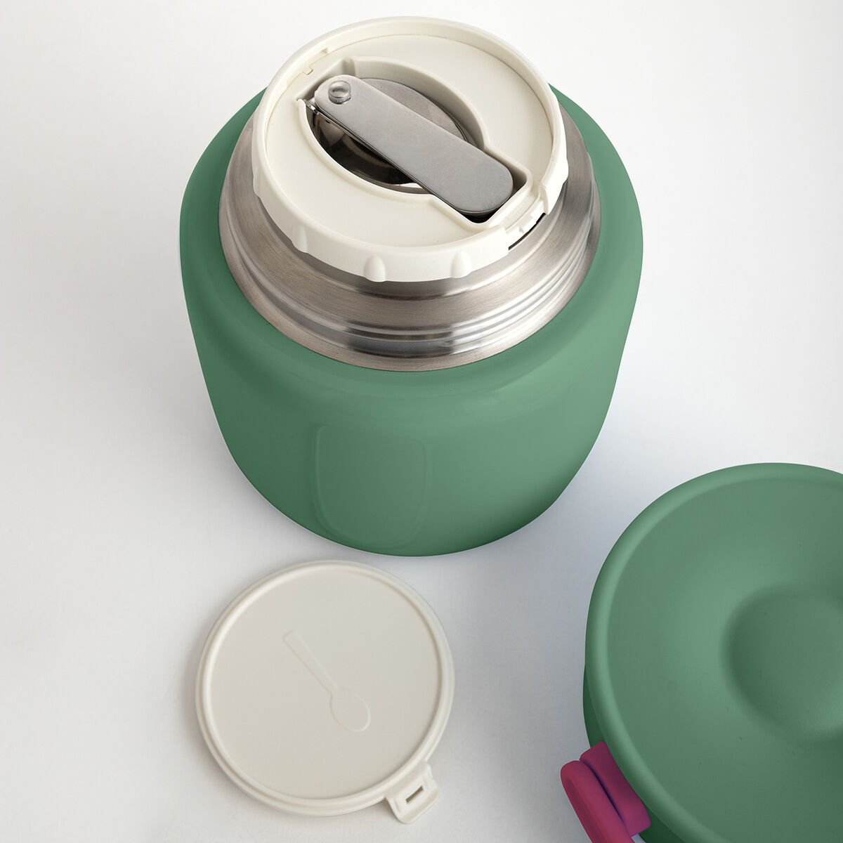 Thermos da Viaggio Quid Sarao Verde 800 ml (6 Unità) 4 S2712096_2