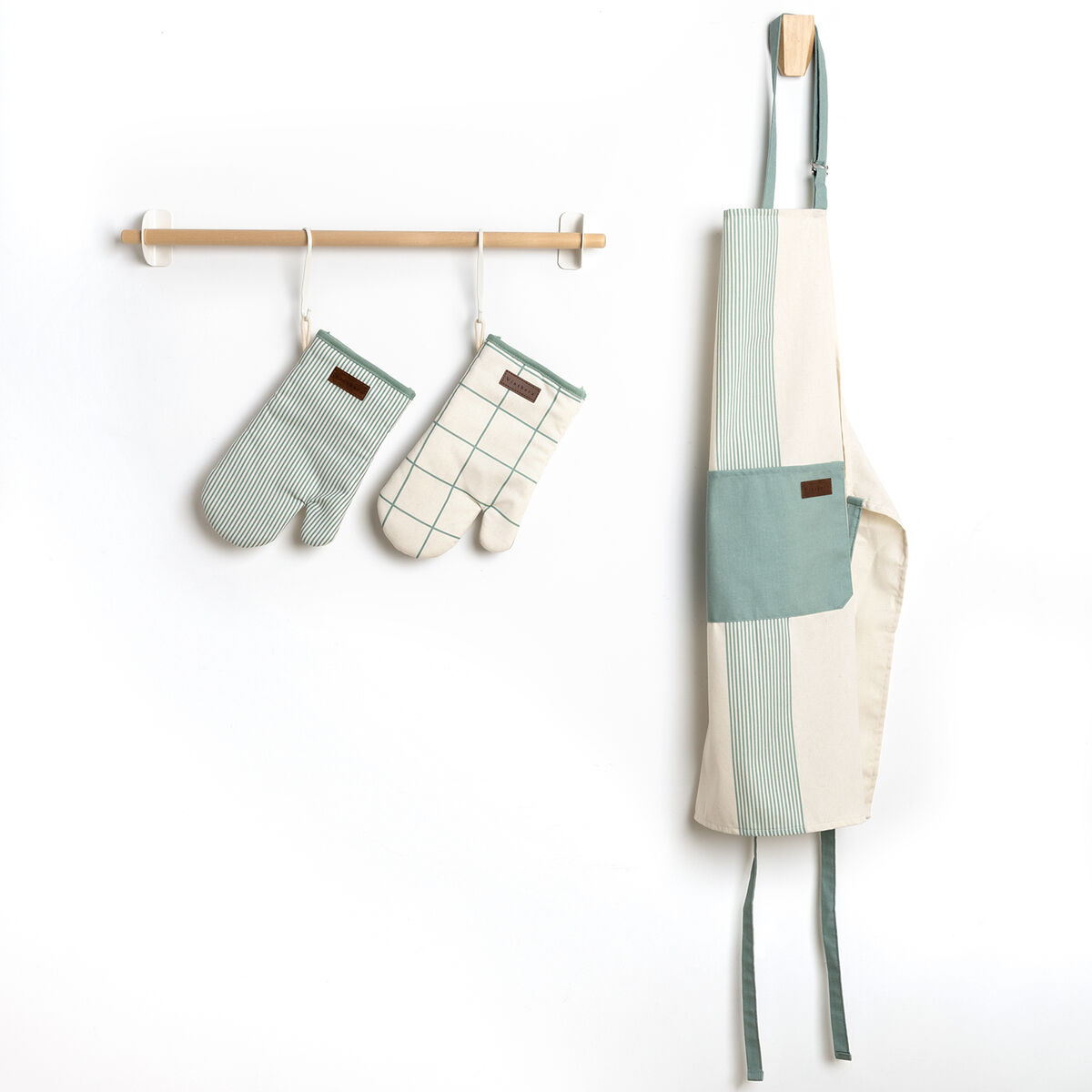 Set da Cucina Vinthera Okapi Due Bicolore 18 x 28 cm 60 x 75 cm 3 Pezzi 3 S2712329_1