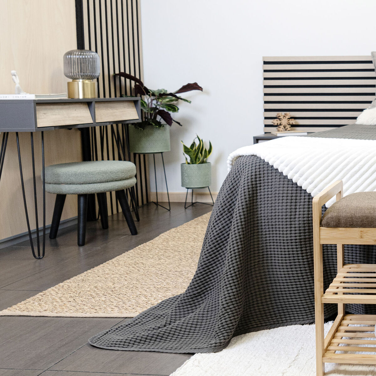 Sgabello Vinthera Moa Legno 39 x 39 x 39,5 cm (2 Unità) 4 S2712359_2