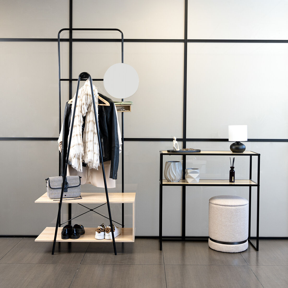 Scaffale Vinthera Moa Metallo Legno MDF 78 x 27 x 77 cm (4 Unità) 4 S2712371_2