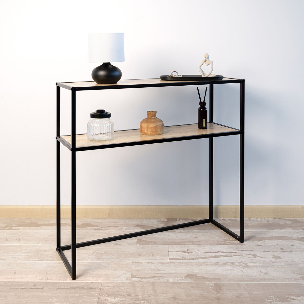 Scaffale Vinthera Moa Metallo Legno MDF 78 x 27 x 77 cm (4 Unità) 5 S2712371_3