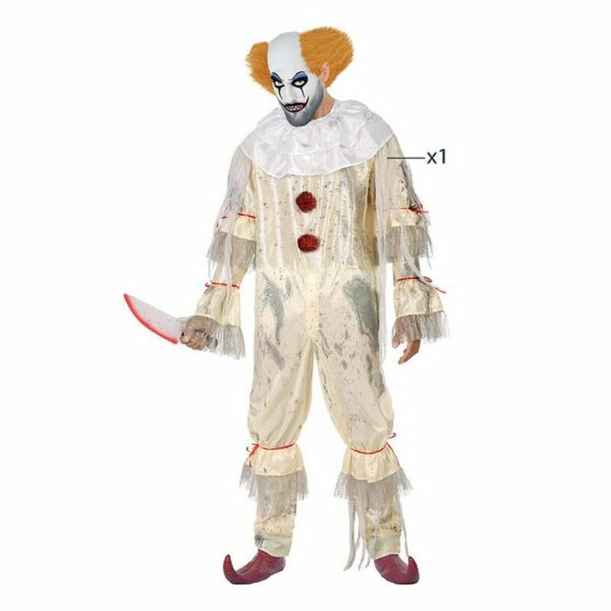 Costume per Adulti Beige Assassino 3 S1125112_1