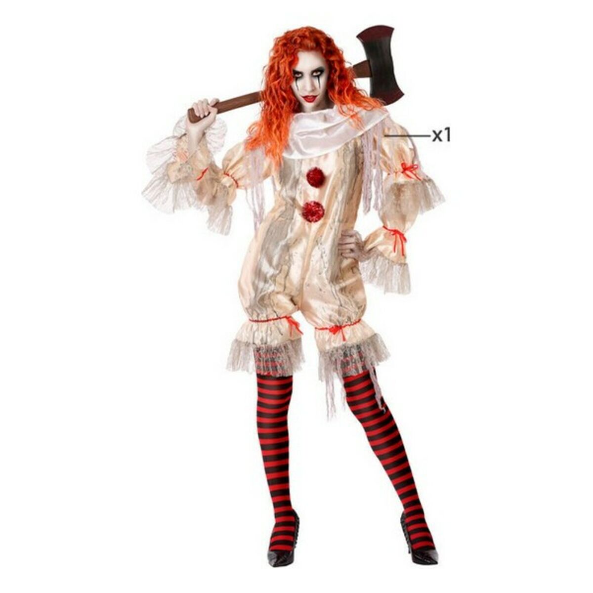 Costume per Adulti Beige Assassino (1 Pezzi) (1 Unità) 4 S1127409_2