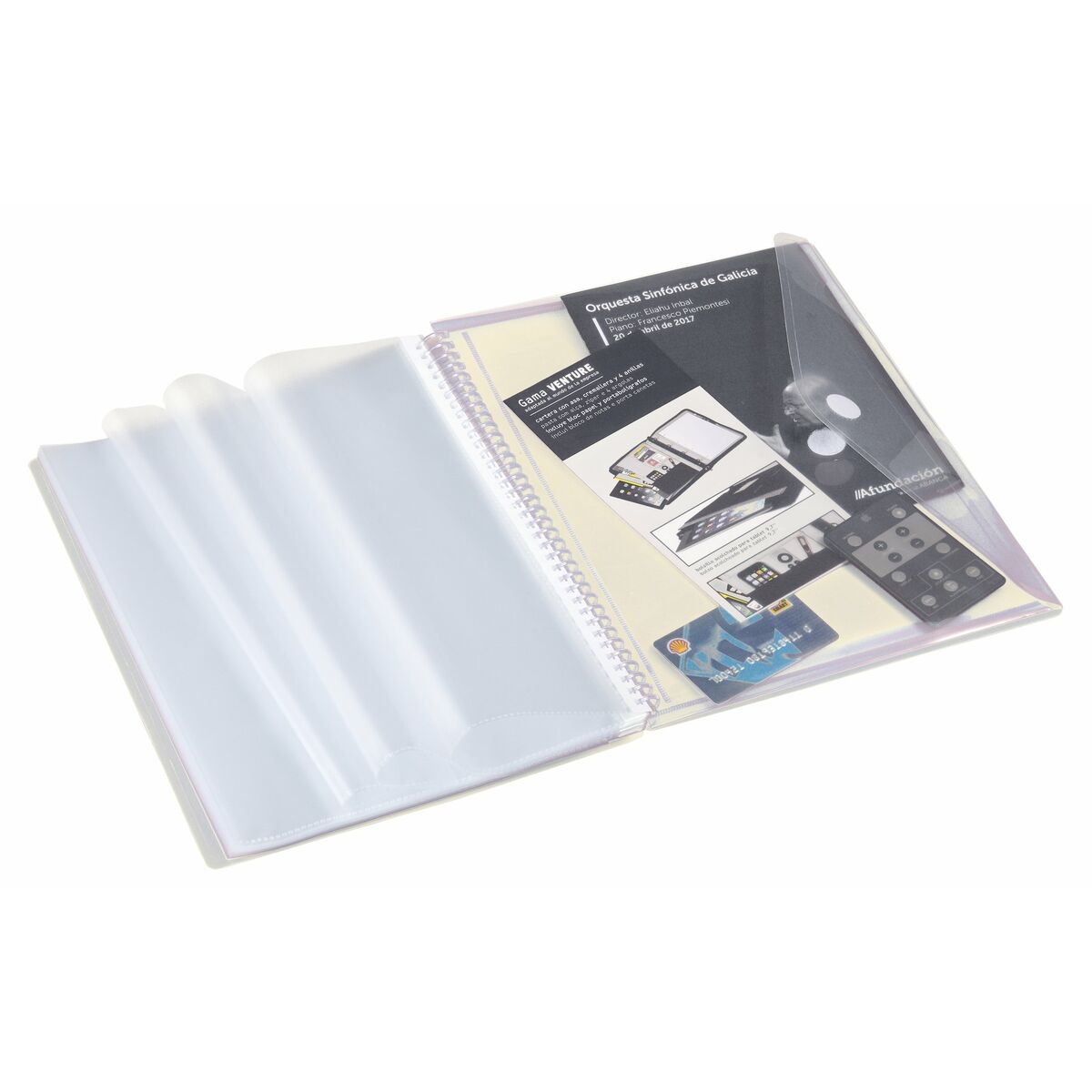 Classificatore Documenti Carchivo Archivex-Star Trasparente A4 3 S8403396_1