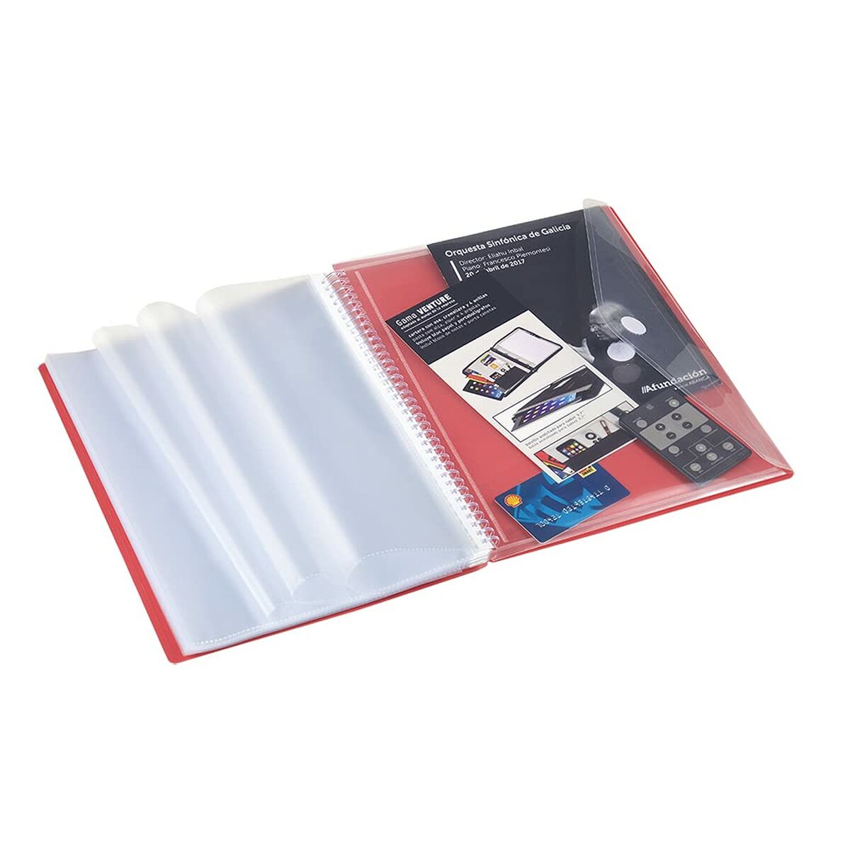 Classificatore Documenti Carchivo Archivex-Star Nero A4 3 S8403402_1