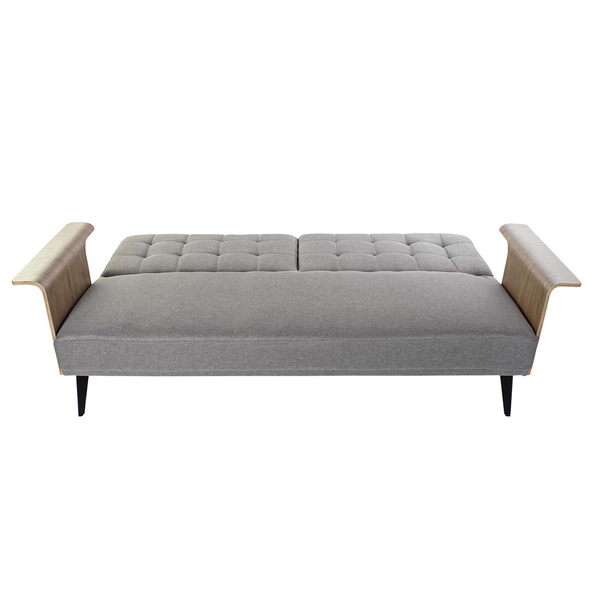 Divano Letto DKD Home Decor Marrone Grigio Metallo Città 203 x 87 x 81 cm 6 S3033489_4