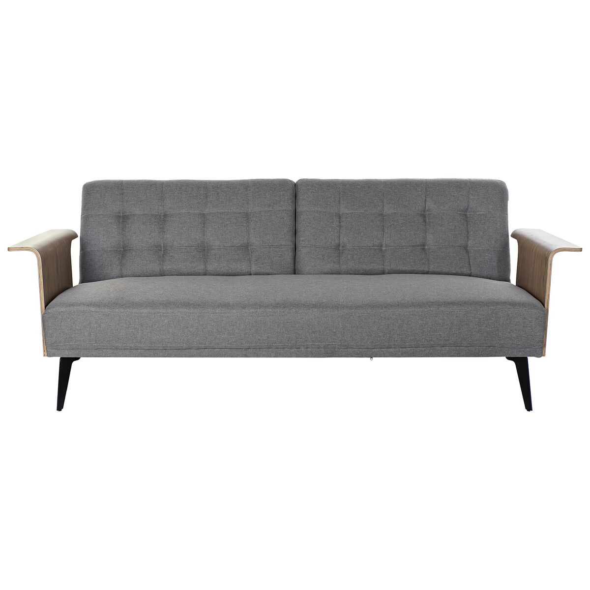 Divano Letto DKD Home Decor Marrone Grigio Metallo Città 203 x 87 x 81 cm 2 S3033489_0