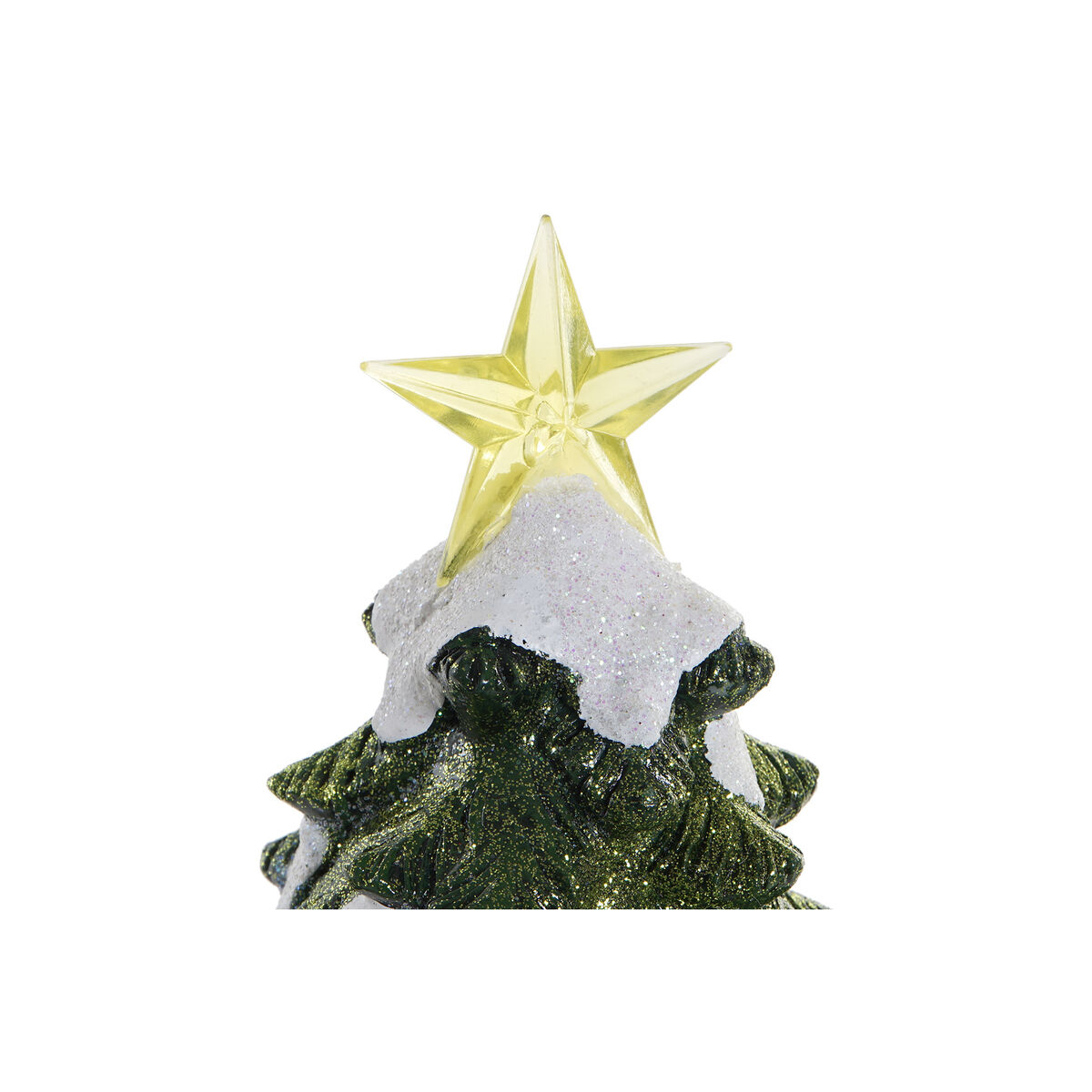 Albero di Natale DKD Home Decor Movimento Luce LED Musicale Multicolore Resina 23 x 23 x 42 cm (3 Unità) 4 S3035355_2