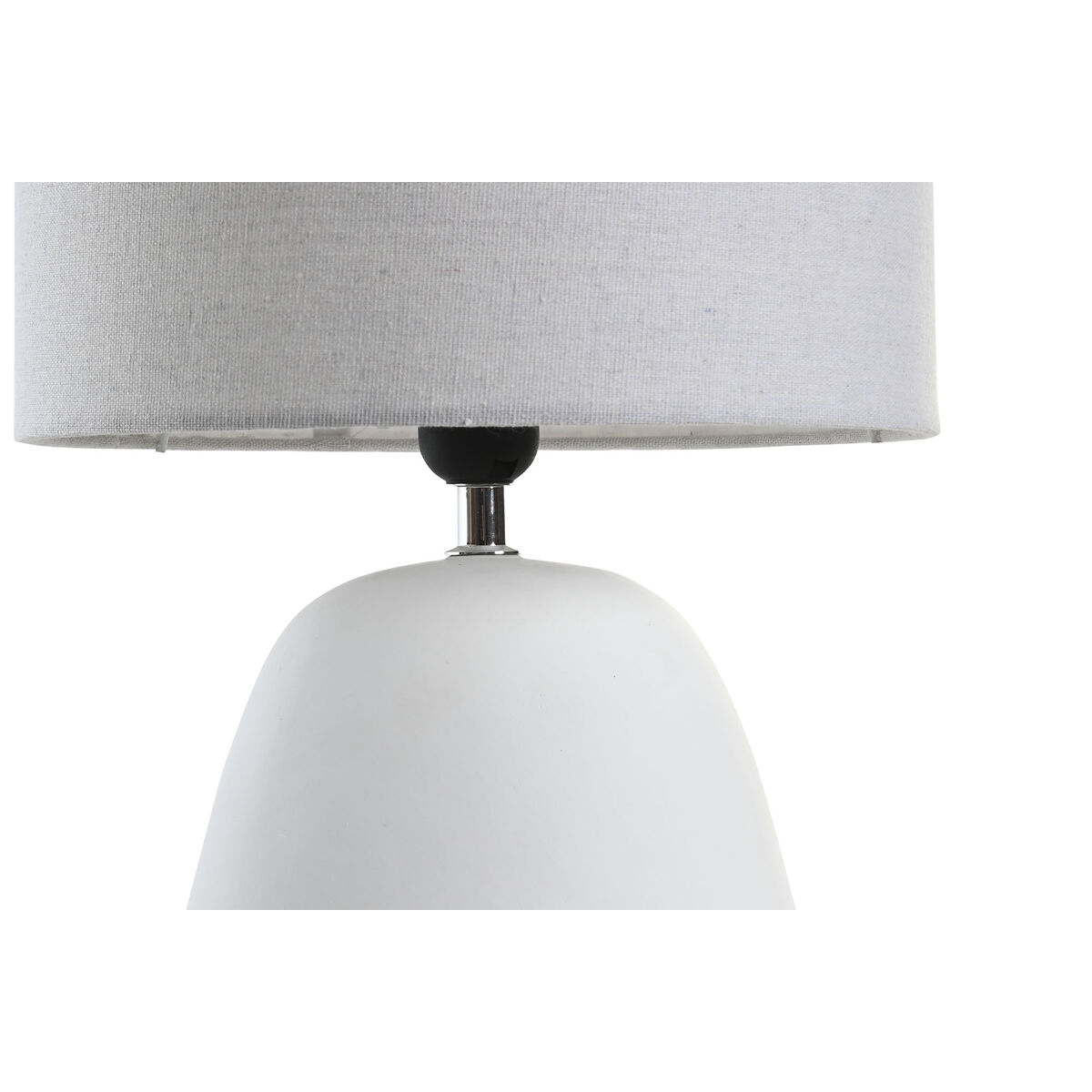 Lampada da tavolo DKD Home Decor Dorato Bianco Gres 220 V 50 W (28 x 28 x 42 cm) 4 S3043618_2