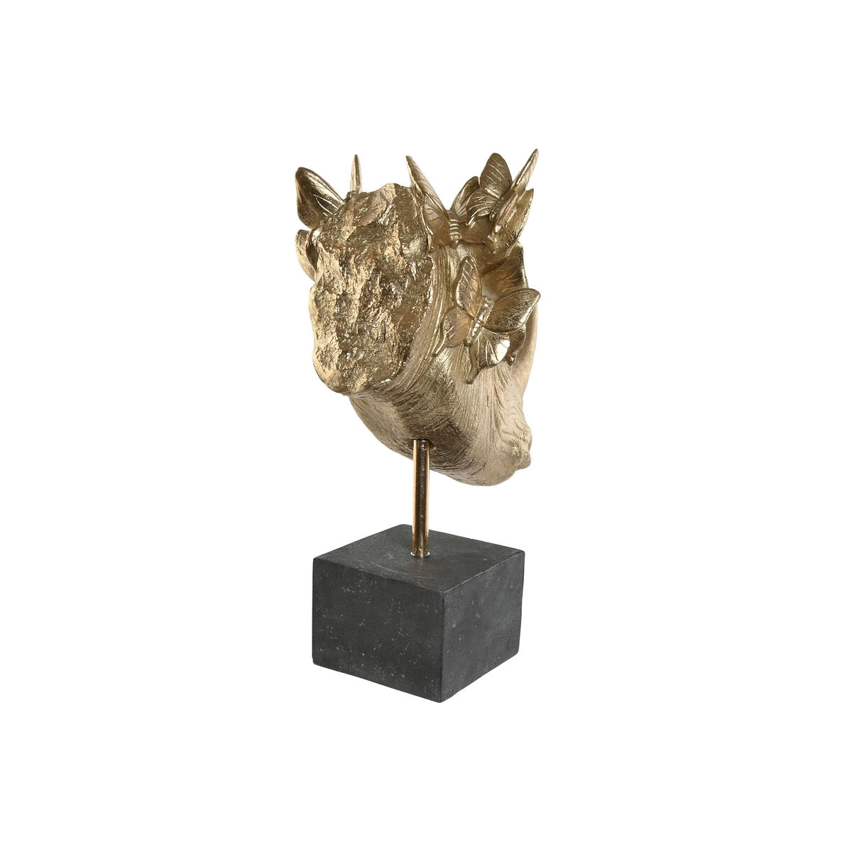 Statua Decorativa Home ESPRIT Nero Dorato 33 x 24 x 43,5 cm 5 S3054025_3