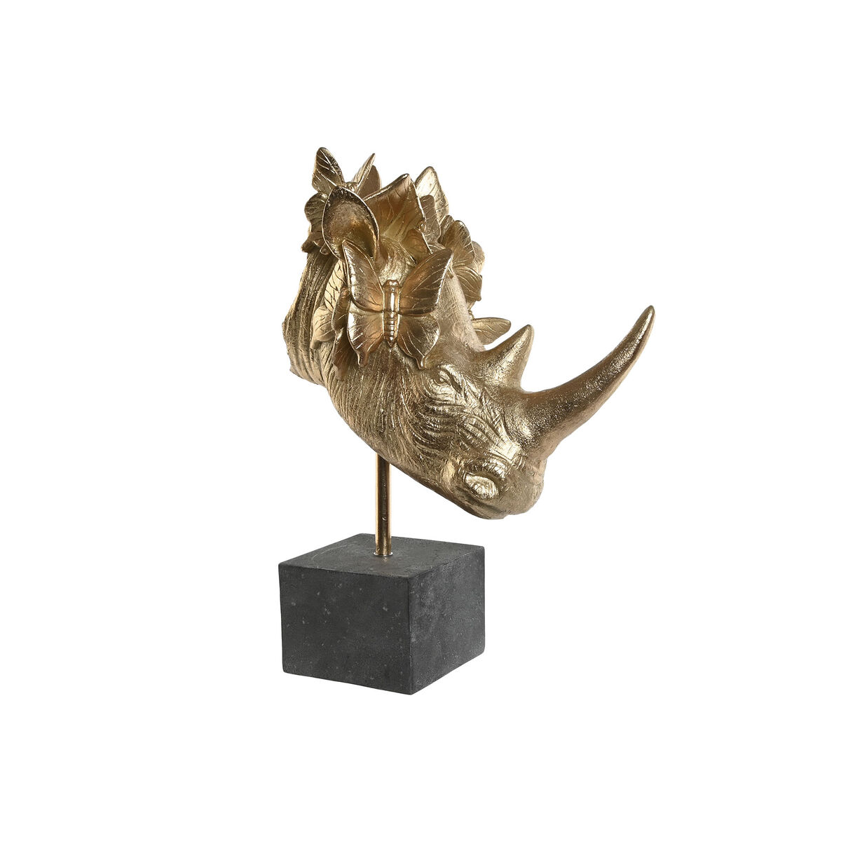 Statua Decorativa Home ESPRIT Nero Dorato 33 x 24 x 43,5 cm 2 S3054025_0
