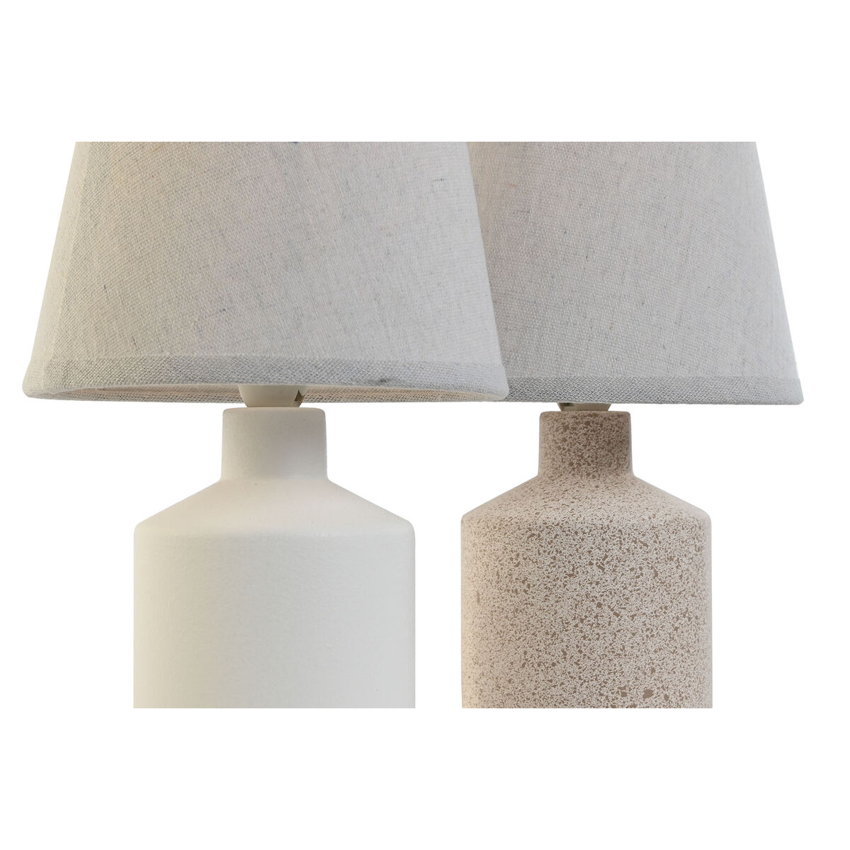 Lampada da tavolo Home ESPRIT Bianco Beige 40 W 220 V 15 x 15 x 27 cm (2 Unità) 3 S3057972_1