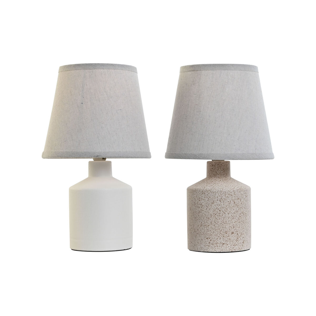 Lampada da tavolo Home ESPRIT Bianco Beige 40 W 220 V 15 x 15 x 27 cm (2 Unità) 2 S3057972_0