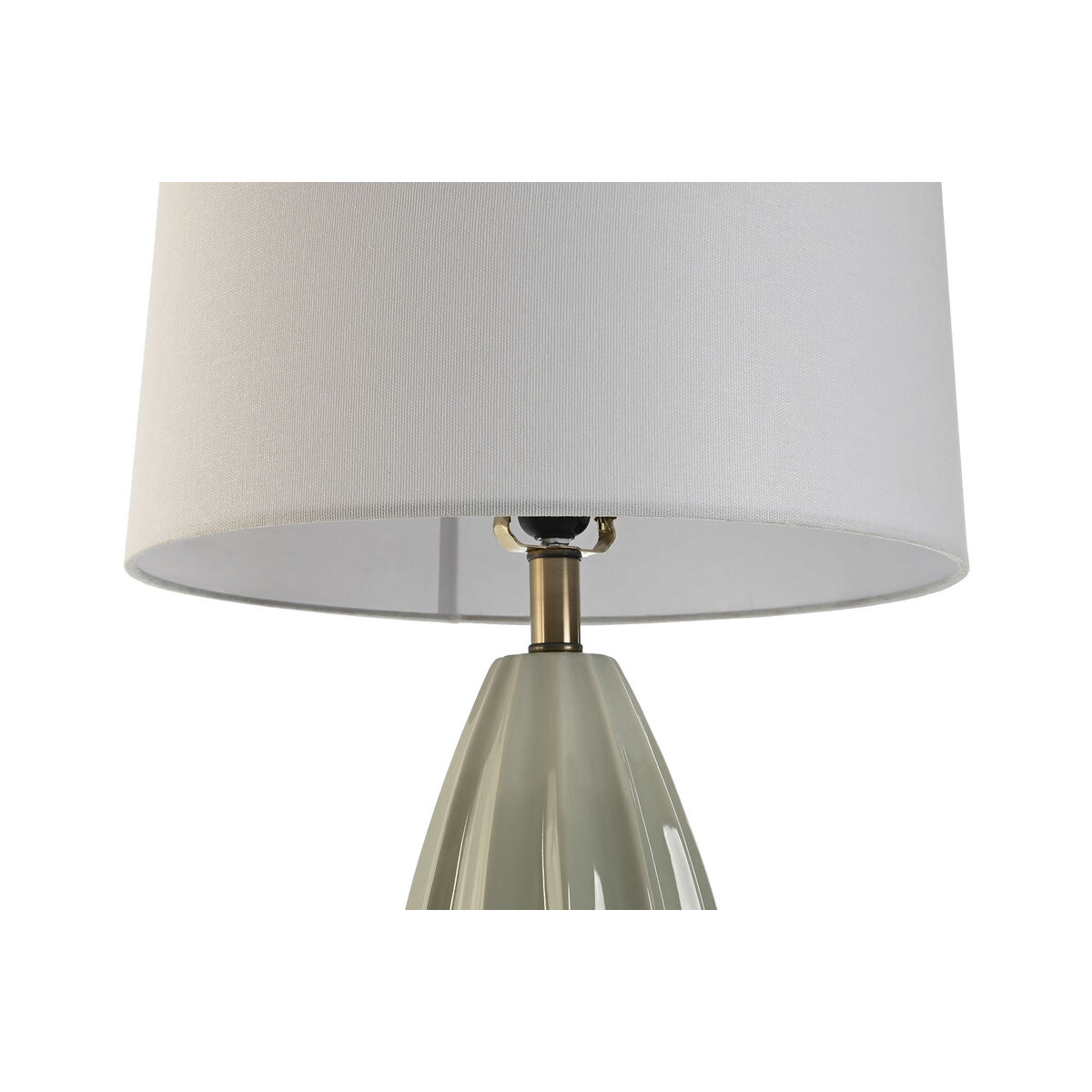Lampada da tavolo Home ESPRIT Bianco Verde Gres 50 W 220 V 40 x 40 x 78 cm 4 S3053481_2