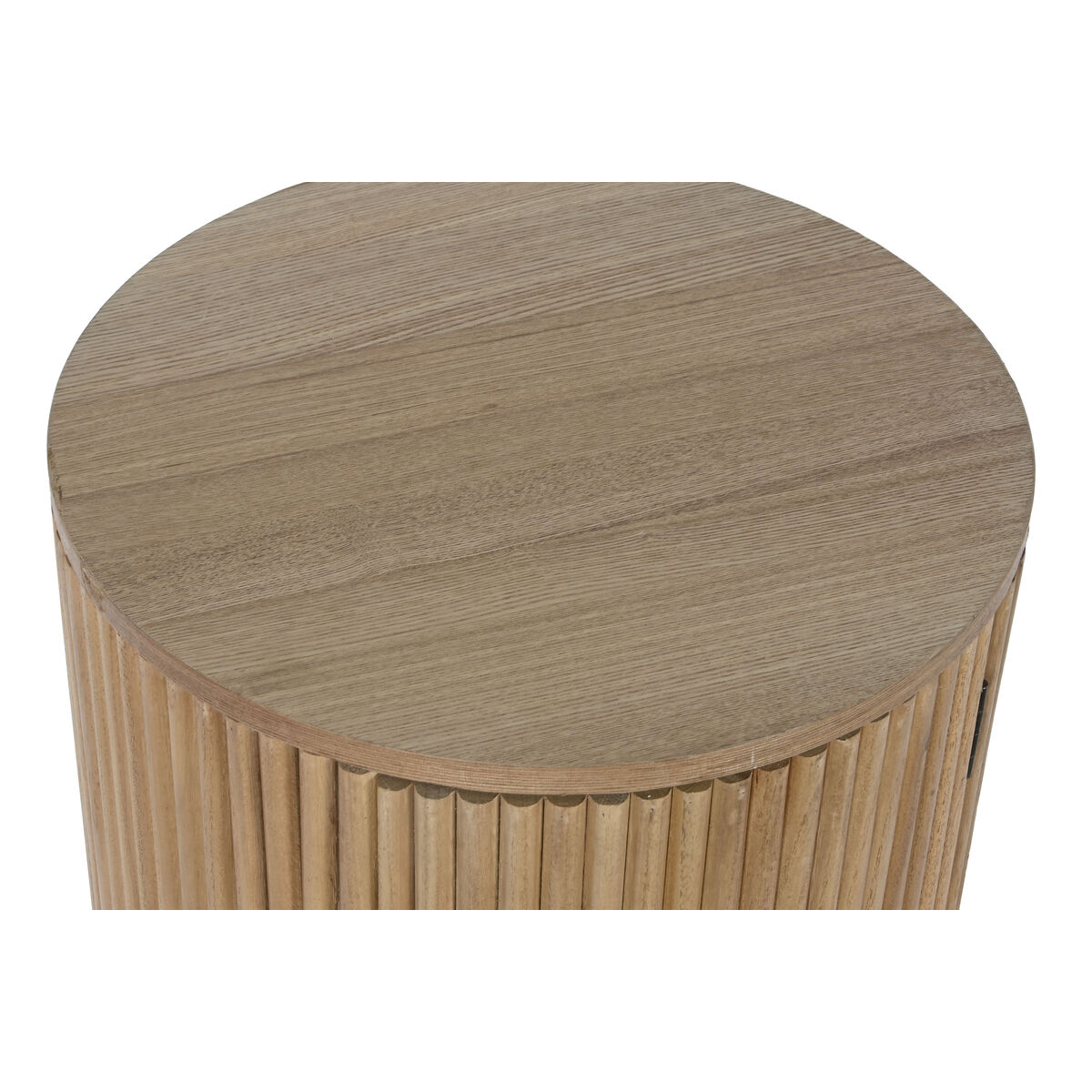 Comodino Home ESPRIT Naturale Legno di paulownia Legno MDF 43 x 43 x 48 cm 3 S3054431_1