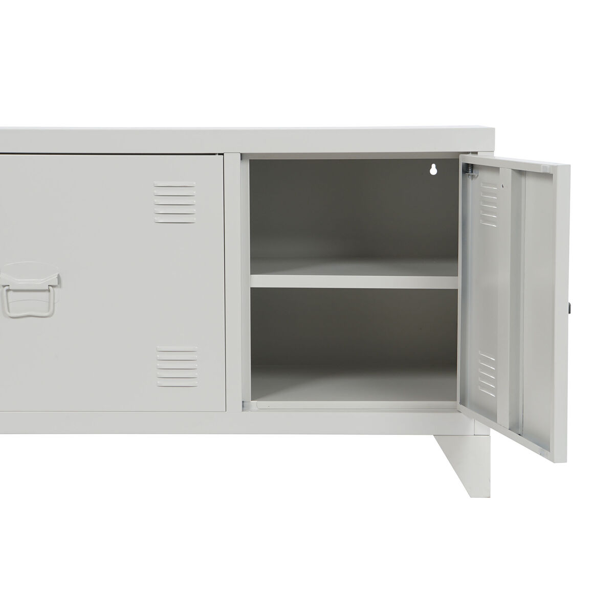 Mobile TV Home ESPRIT Bianco Metallo 120 x 40 x 58 cm 8 S3054304_6