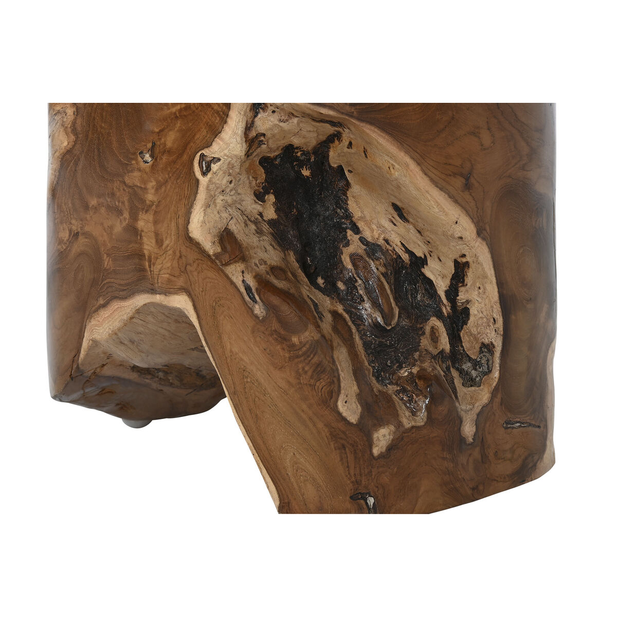 Tavolo aggiuntivo Home ESPRIT Naturale Teca 30 x 30 x 45 cm 5 S3055780_3